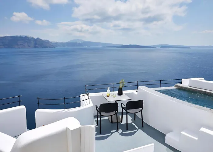 Deluxe 1 Bedroom Cave Outdoor Hot Tub Santorini ヴィラ